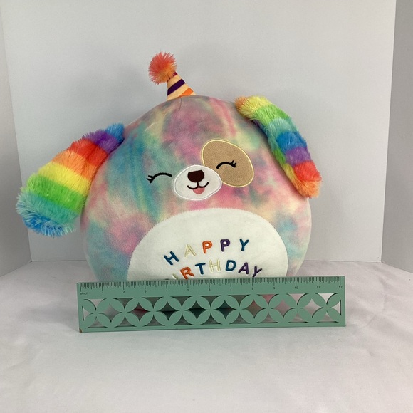 Rainbow Plush Happy Birthday Toy - Picture 6 of 6